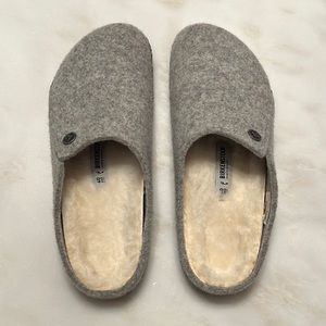 Birkenstock, slippers, ladies 9, size 40, grey, Zermatt Shearling